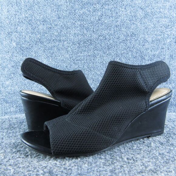 Impo Women's Nurelle Slingback Black Fabric‎ Size 6.5M Gently Used 2025 - Picture 1 of 9